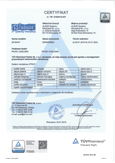 Certyfikat TÜV Rheinland - Akcesoria systemu montażowego STRUT