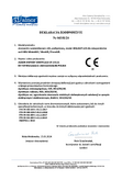 Deklaracja zgodności - Sterownik z wyświetlaczem LCD, podtynkowy HRQ-BUT-LCD
