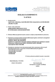Deklaracja zgodności - Czujnik ruchu, podtynkowy HRQ-SENS-PIR