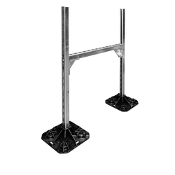H-frame roof support kit - max. load per set 150 kg | Alnor