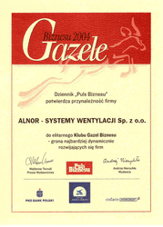 Zdjęcie rodziny produktów: Ranking Gazele Biznesu 2004