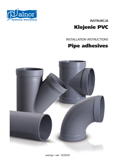 Zdjęcie rodziny produktów: Instrukcja klejenia - Kanały wentylacyjne i kształtki PVC