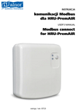 Zdjęcie rodziny produktów: Instrukcja obsługi - Komunikacja Modbus dla HRU-PremAIR